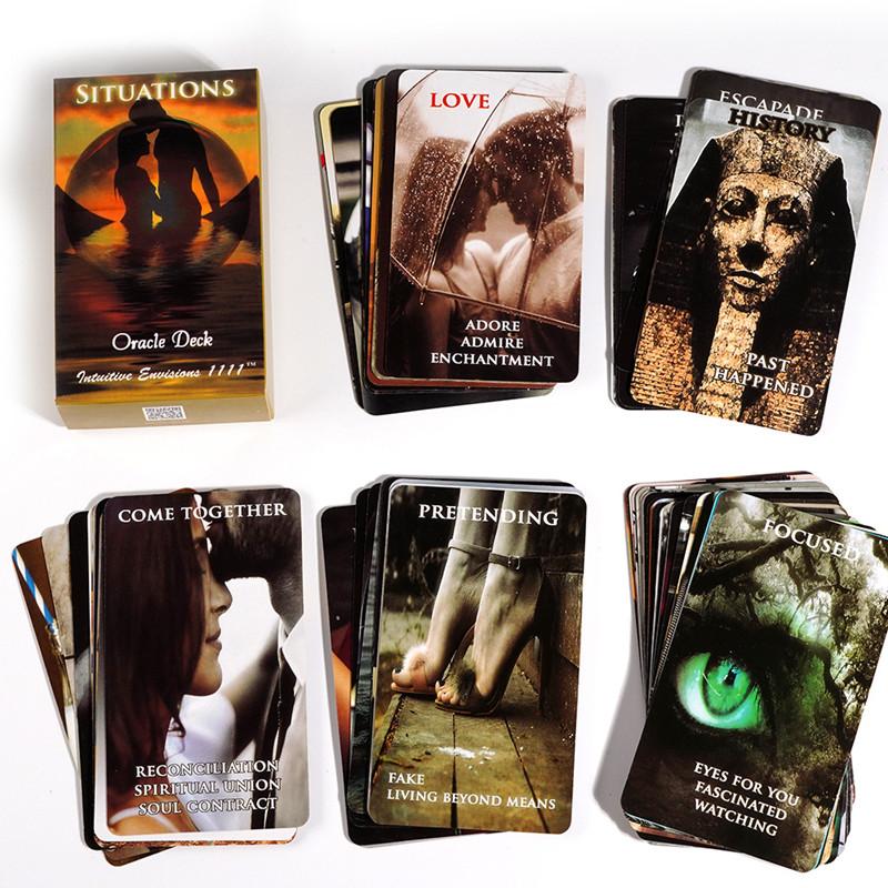 Tarot kártyák paklihoz útmutató könyvvel Tarot kártyák 78 eredeti Tarot pakli kezdőknek és szakértőknek útmutató könyvvel