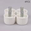 4Pcs Universal Footing With Height Adjustable Screw Fridge Freezer Bottom Stand Moisture Proof Table Chair Leg Holder