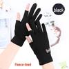 Women's Fleece Fingerless Gloves: Korean Style, Warm for Autumn & Winter, Elastic, Perfect for Driving, Cycling, and Dancing.