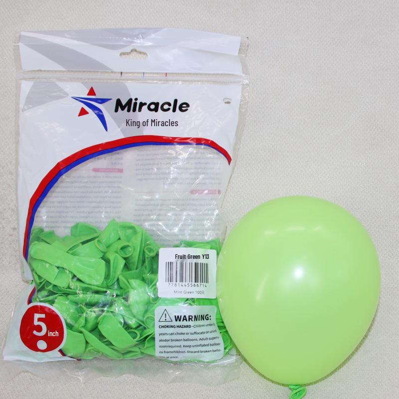 Miracle Star 5-inch Latex Balloons, 100 pcs - Ideal for Children's Birthday Party, Wedding Celebration, Room Decoration.