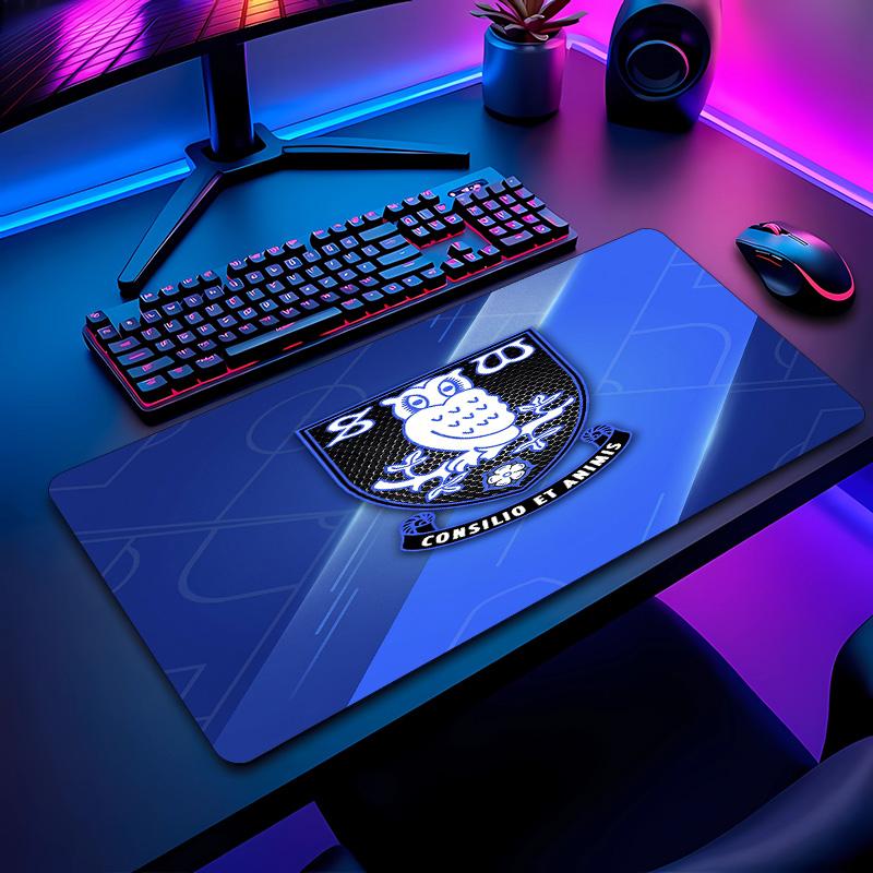Sheffield Wednesday Football Pattern Mouse Pad Non?Slip Rubber Base Gaming Mousepad For Desk Office Home