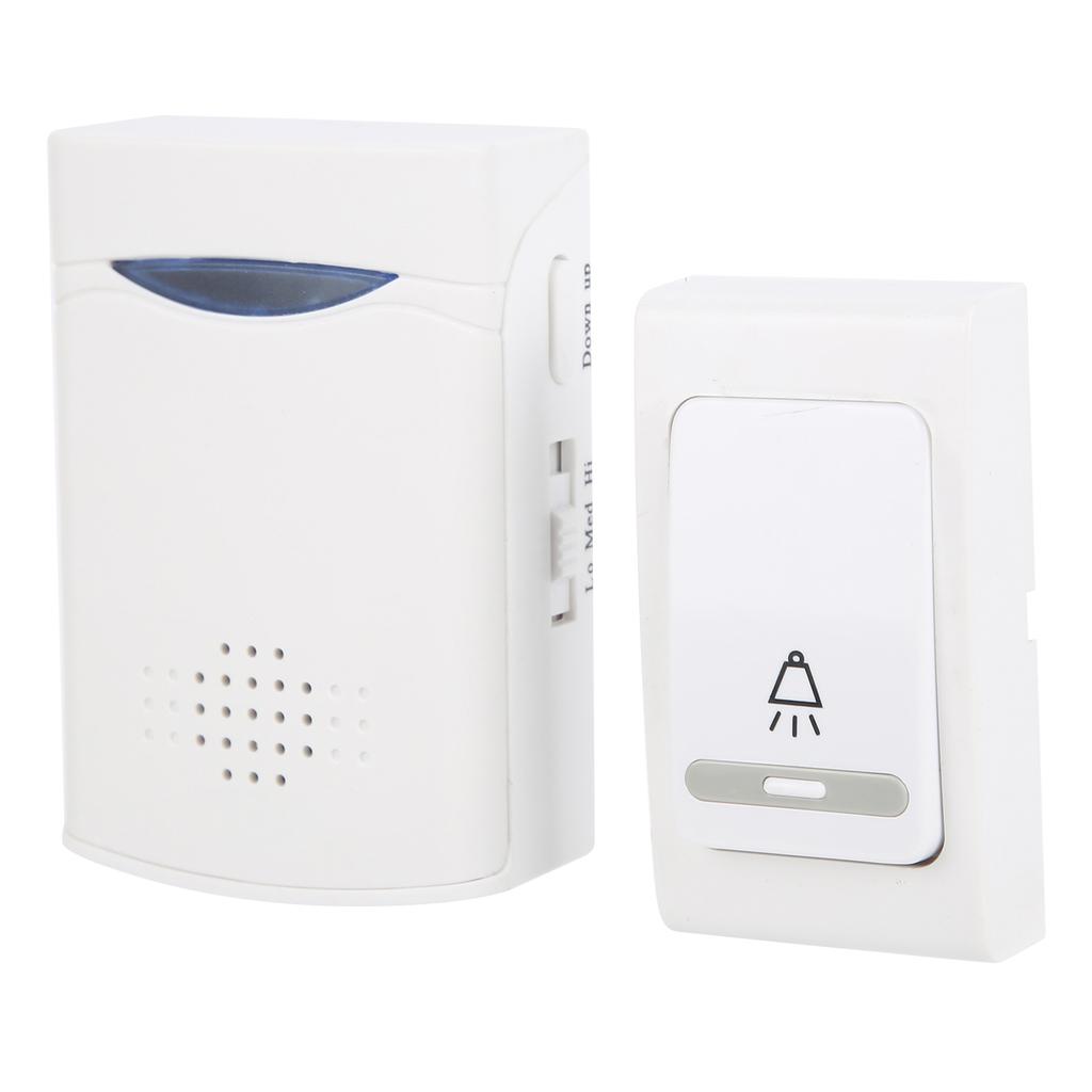Remote Control Wireless Doorbell Sensor Electronic with Button for Old Man Household Office