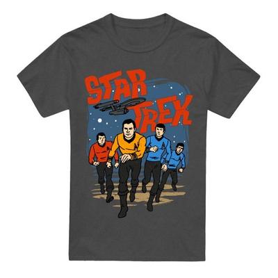 STAR TREK Unisex Adult Run Forward T-Shirt