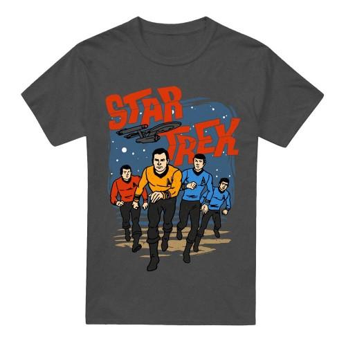 STAR TREK Unisex Erwachsenen Run Forward T-Shirt