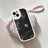 Capa de Celular M-MARCELO B-BURLON Para IPhone 16 15 14 13 12 11 Pro Max Plus Couro Capa Macia