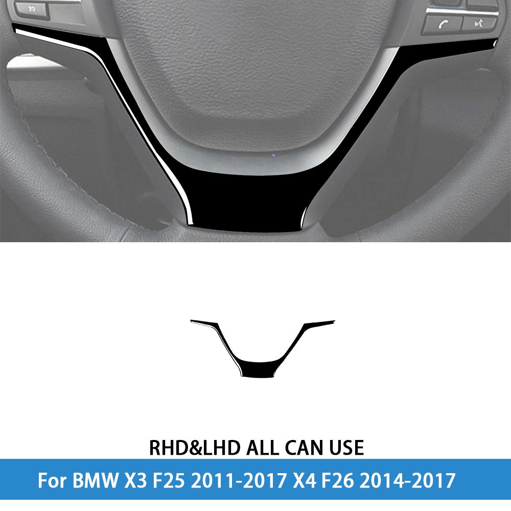 For BMW X3 F25 2011-2017 X4 F26 2014-2017Car Accessories Piano Black Interior Air Vent Taillight Console Trim Modified Sticker