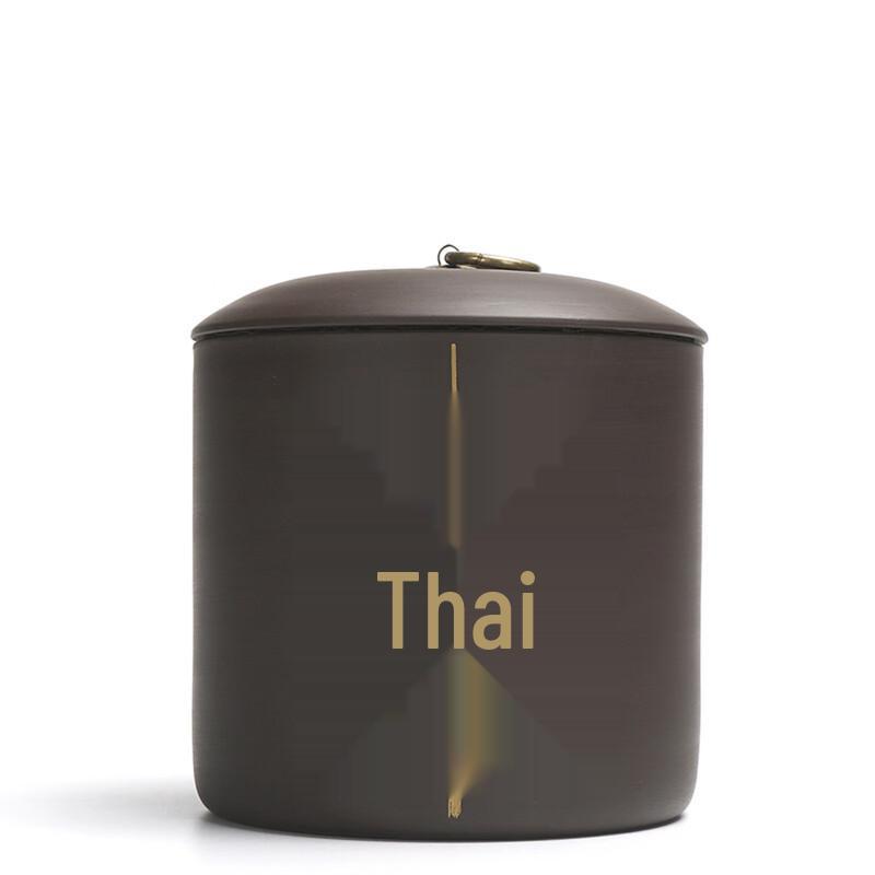 Lotus Fragrance Ceramic Tea Caddy