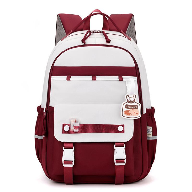 Trendy Nylon Backpack For Students And Travelers Stylish Casual College Book Bag
