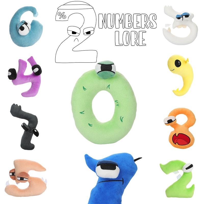 Number Lore Plush Pillow Dolls Educational Toy For Kids