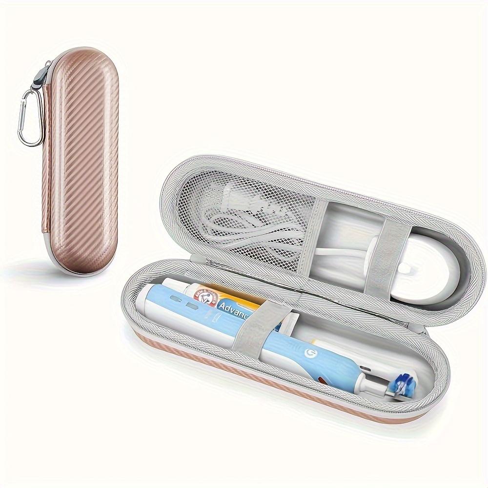 

Дорожный чехол для электрической зубной щетки - Ударопрочный ЭВА с водонепроницаемым ПУ-покрытием, Просторное отделение для щеток, насадок и аксессуаров золотистый