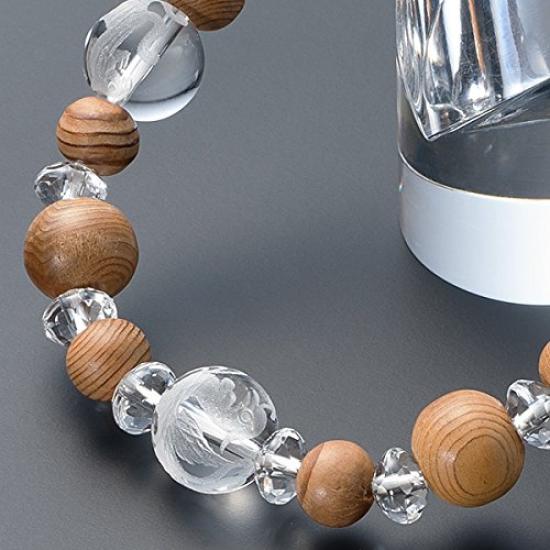 Buddhist Altar Shop Takita Shoten Special Bracelet Prayer Beads Four Gods Bracelet Yakusugi 10mm beads 8mm beads Inner circumference Prayer Beads