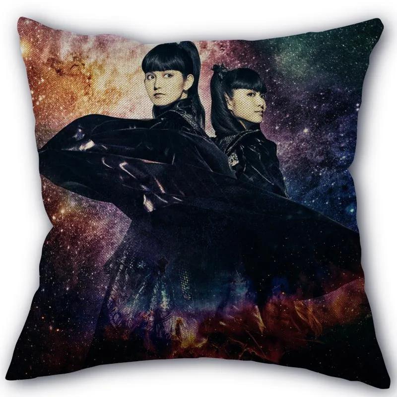 Милая наволочка Babymetal из хлопково-льняной ткани, квадратная на молнии, 45х45 см, свадебная декоративная наволочка 11-17 45x45cm 18x18in