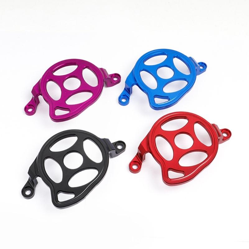 Vented Aluminum Motor Guard Cover for Electric Dirt Bikes, Lower Motor Plate with Debris Contact Deflection Layout Detail