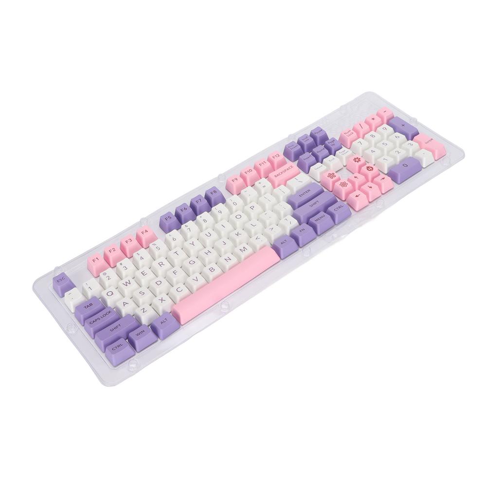 Keyboard Keycaps 108 Keys PBT Material OEM Height Ghosts Theme Computer Accessories