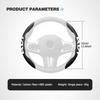 Car Steering Wheel Cover Carbon Fiber Protector Cover Auto Accessories For KIA Cerato Soul Venga Forte Spectra Sedona Niro