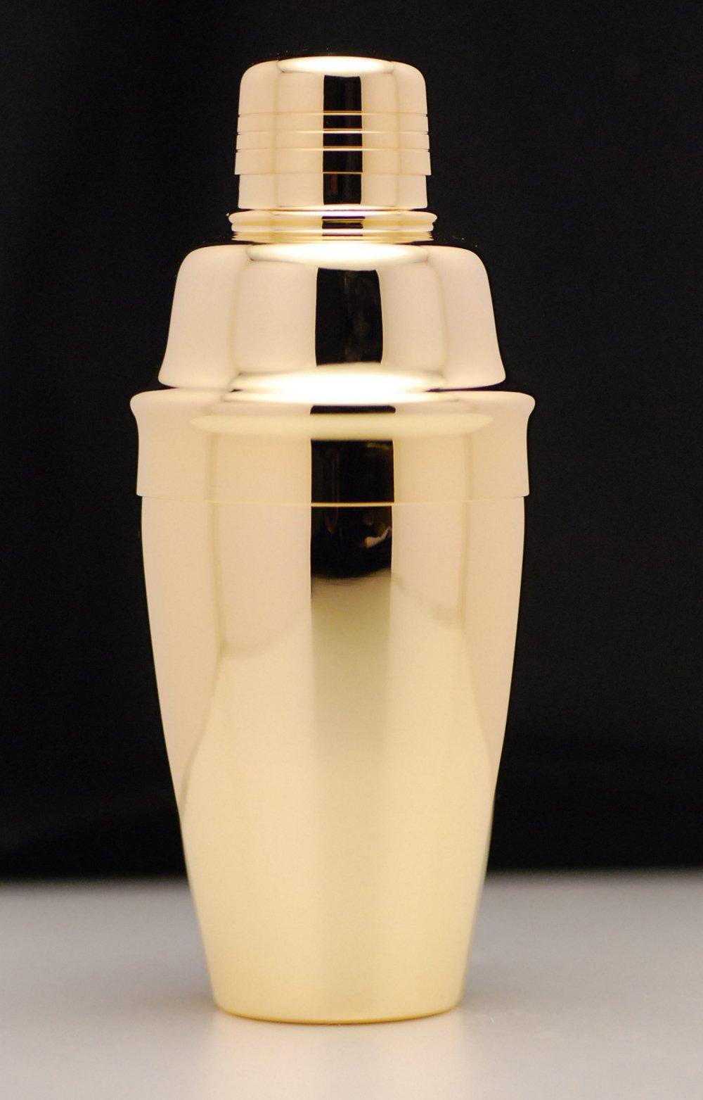 

eve-mode UHL 18-10 Stainless Steel Cocktail Shaker, 350cc, Gold Plated