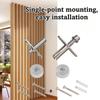 Verdecktes Design Scharnier Set 360 Grad Drehung Bildschirm Trennwand Scharnier Für Trennwand