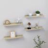 VidaXL Wall Shelves 4 Pcs Sonoma Oak 40x9x3 Cm