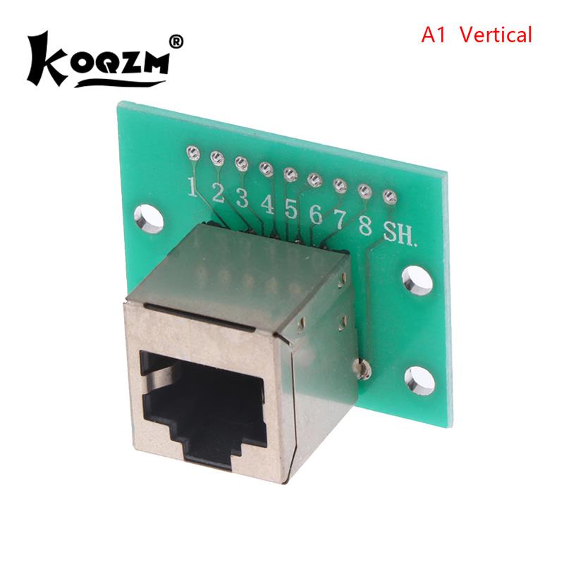 1Pcs RJ45 Adapter Board To XH2.54 Modular Ethernet Connector Adapter Network Interface + Breakout Board + Pin Header