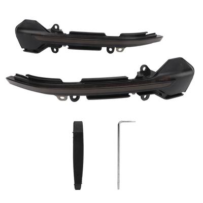 Side Mirror Turn Signal Light Smoked Black Transparent Shell Yellow Light Replacement For SEAT Leon