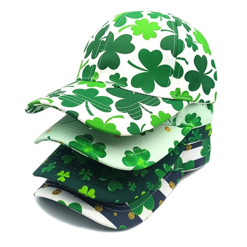 Breathable Comfortable Hat Adult Party Hat for Saint Patricks Day Event High Quality Digital Art Soft Fabric