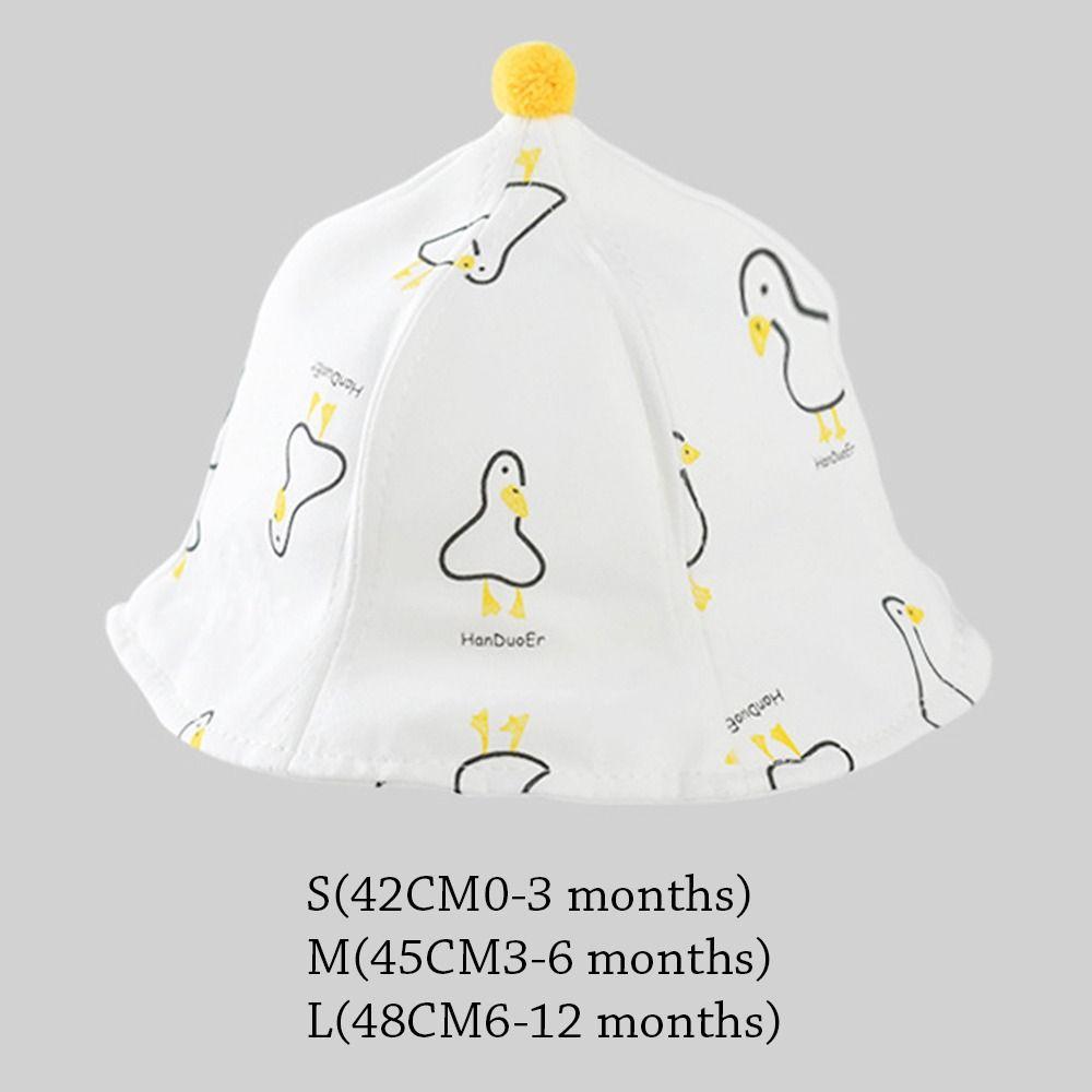 Cotton Fisherman Cap Breathable Newborn Cap Casual Anti-droplet Protective Hat