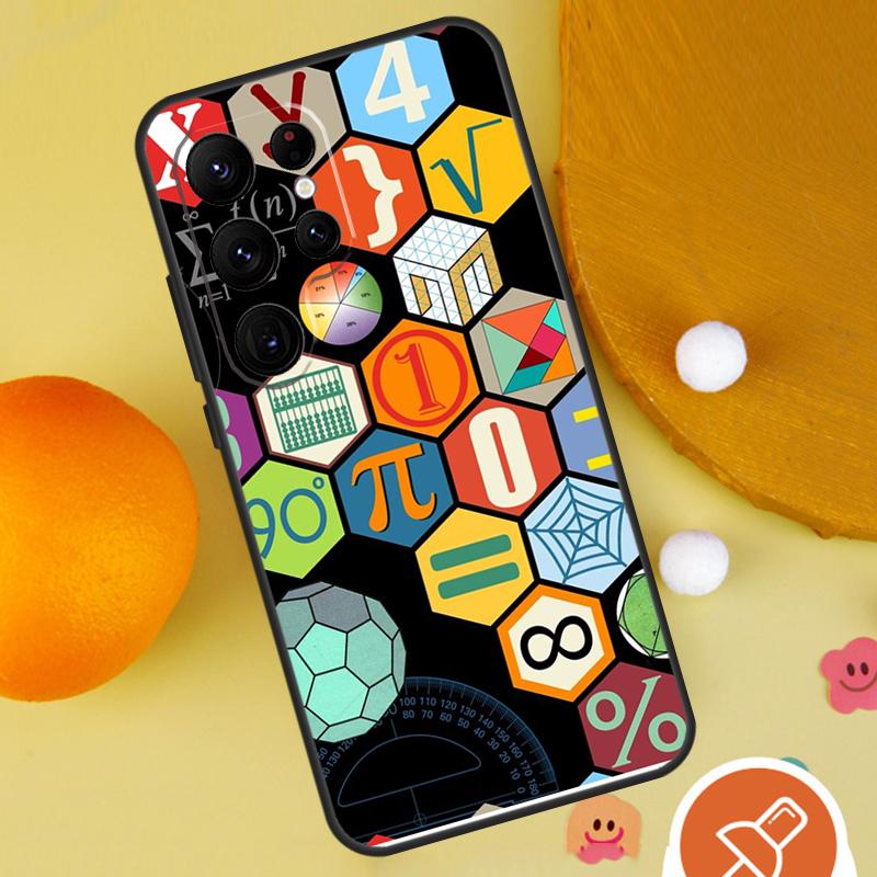 Math Formula Pi Case For Samsung Galaxy S25 Ultra S24 S23 S22 S21 Ultra S9 S10 S20 Plus S24 FE Funda Cover