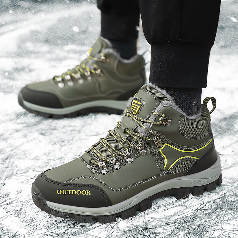 Sports Shoes Men's Winter High Top Plush Warm Outdoor Climbing Cotton