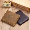 Malunt Men's 2023 Cowhide Bifold Wallet & Coin Purse