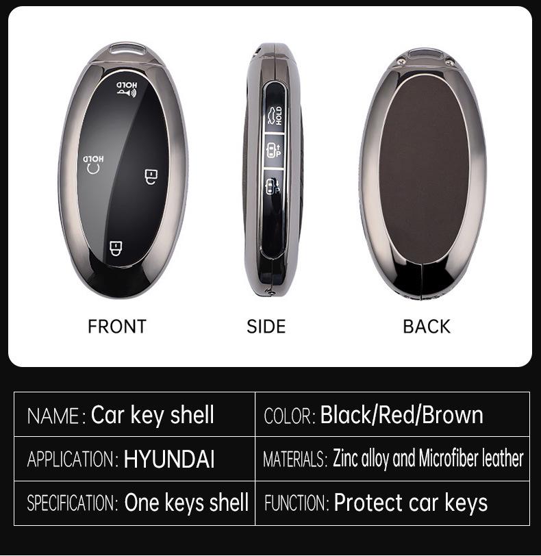 2024 Hyundai Sonata 11th Gen Key Cover for 1.5T Pro Version - Car Bag & Buckle Shell