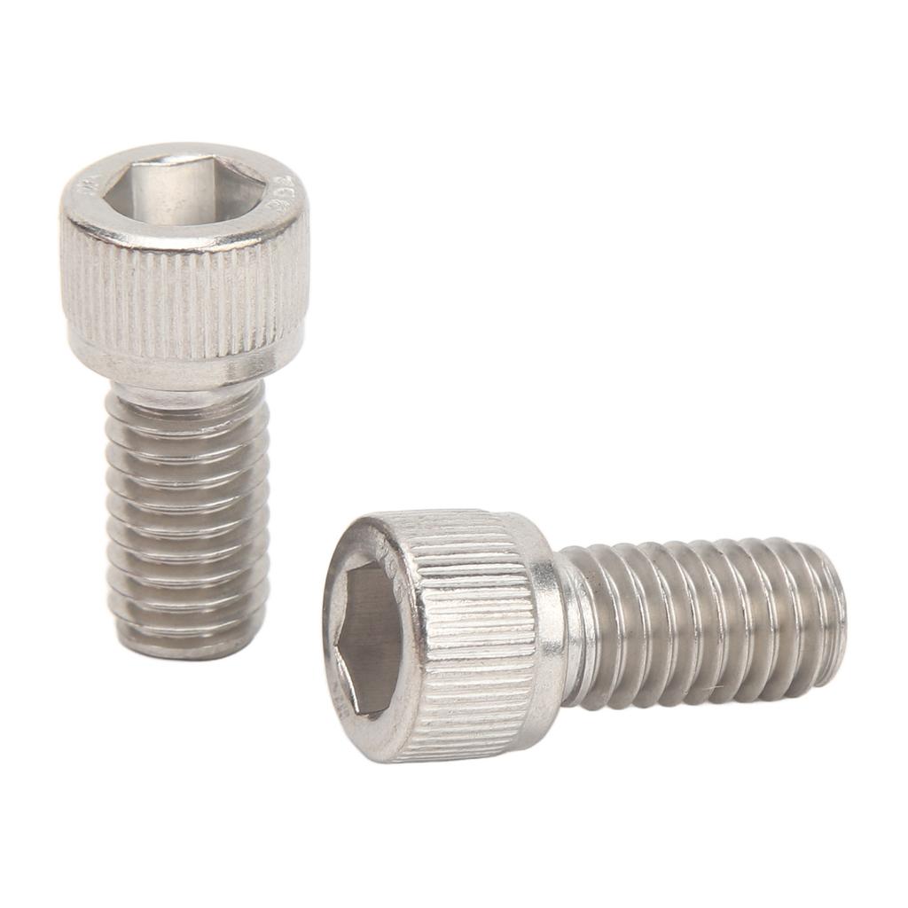 16PCS Stainless Steel Cylinder Head Bolts Kit Replacement for Ford Small Block SBF 260 289 302 351W 351M 400M 351C