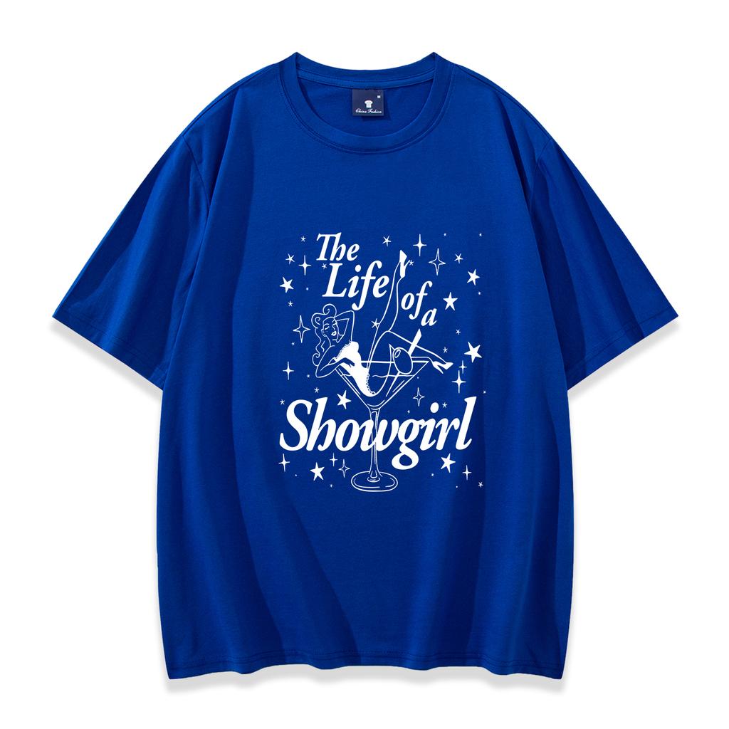 Showgirls Life T Shirt In My Showgirl Era T-Shirt New Album 2025 Shirt Country Music Fan Gift Men Women Streetwear Hip Hop Tops