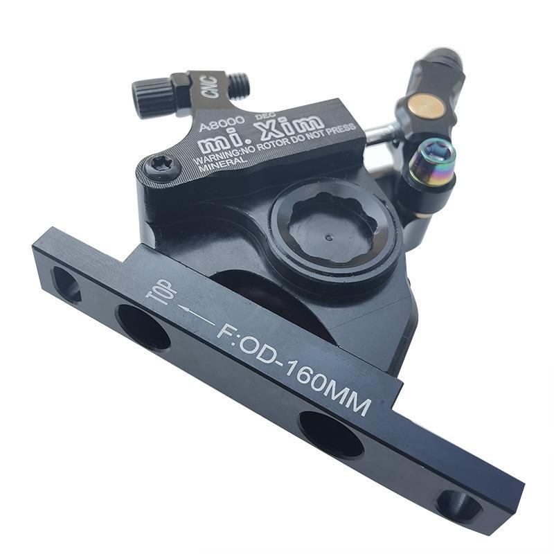 Mi.Xim A8000 Hydraulické kotoučové brzdové třmeny ovládané lankem pro kotouče 140/160 mm