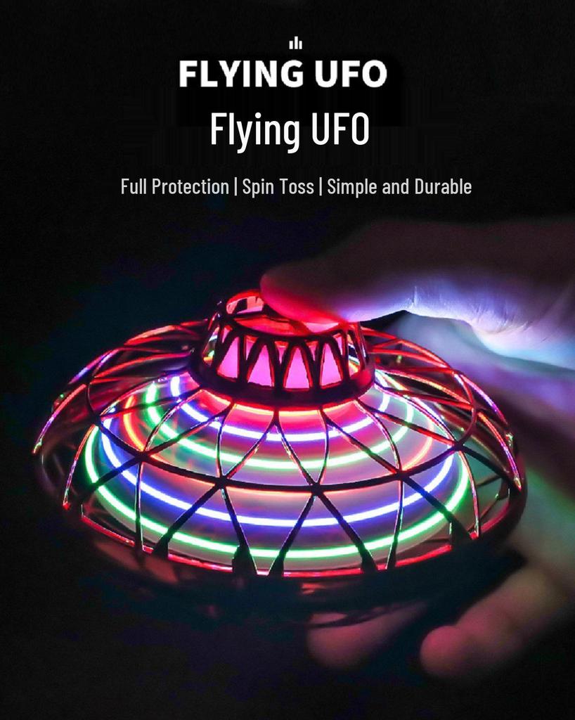 UFO Gesture Sensing Hovering Aircraft: Long Battery Life Remote Control Flying Saucer Toy for Kids