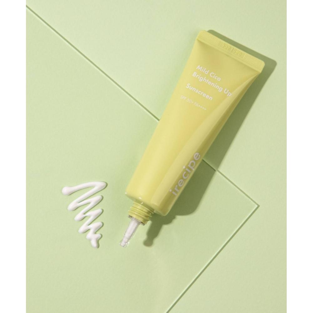 Irecipe [2pack] Mild Cica Brightening Up Sunscreen 50ml 2 Double Plan Spf50+  Pa++++