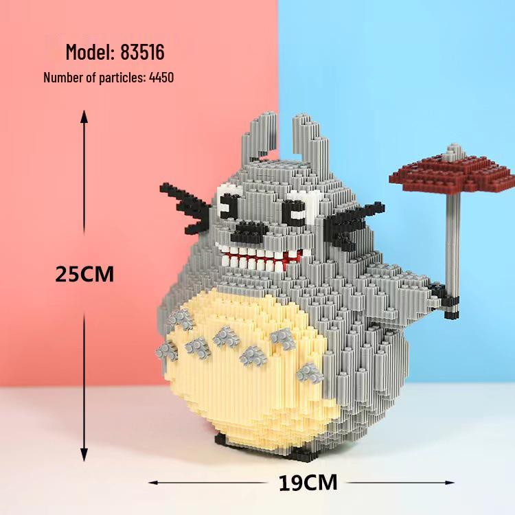Girls' Compatible Lego: Violent Bear Building Block Series - Educational Micro-Block Interlocking Toys & Gifts