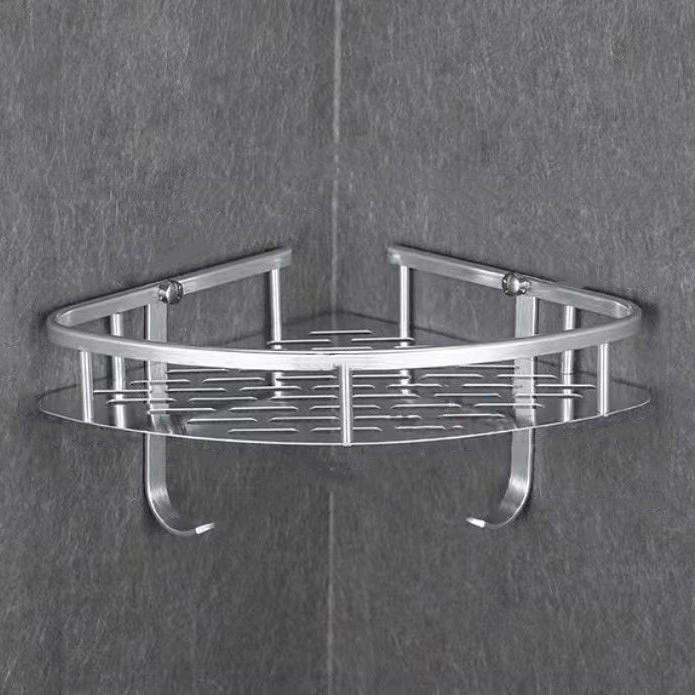 Punch-Free Space Aluminum Bathroom Shelf - Three-Layer Tripod with 1.2 Triangle Plate