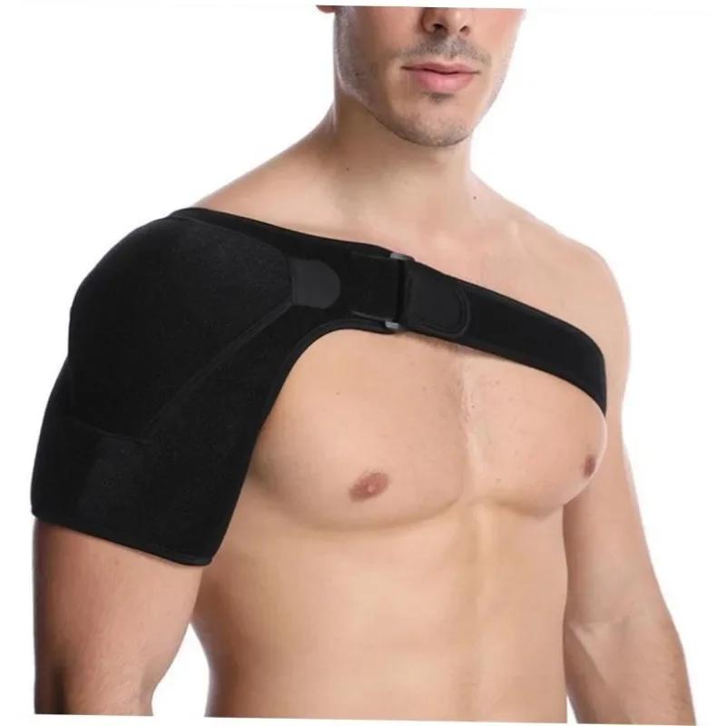 

Thermal Sports Shoulder Guard With Adjustable Straps Compression & Breathable Outdoor Fitness Basketball Sports Protective Gear
