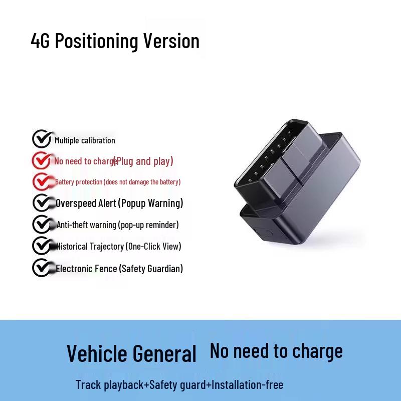 Newman 4G OBD Car GPS Tracker: Anti-theft, Plug & Play, No Installation Required, Satellite Tracking & Positioning.
