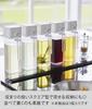 Yamazaki Tower Condiment Bottle with x D10 x Easy Disassembles for 1517 Lid, White, W6.6 H21.5cm, Refillable, Open/Close, Washing,