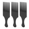 3pcs Professional Hair Pick Portable Salon Barber Shop Afro Pick Comb Hair Styling Tool