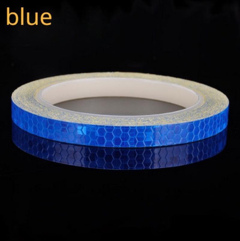 1cm*8m Samolepky na kolo Reflexní páska Fluorescenční MTB kolo Cyklistické proužky Pásky pro cyklistickou helmu Motocykl Skútr