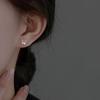 Screw Butterfly Stud Earrings Light Luxury Earrings New Popular Niche High-end Women's Earrings Women