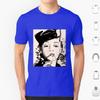 Bette Davis Smoking T Shirt Cotton Men Women DIY Print Flame Firestarter Bette Davis Movie Cinema Actress Portrait Famale Hat