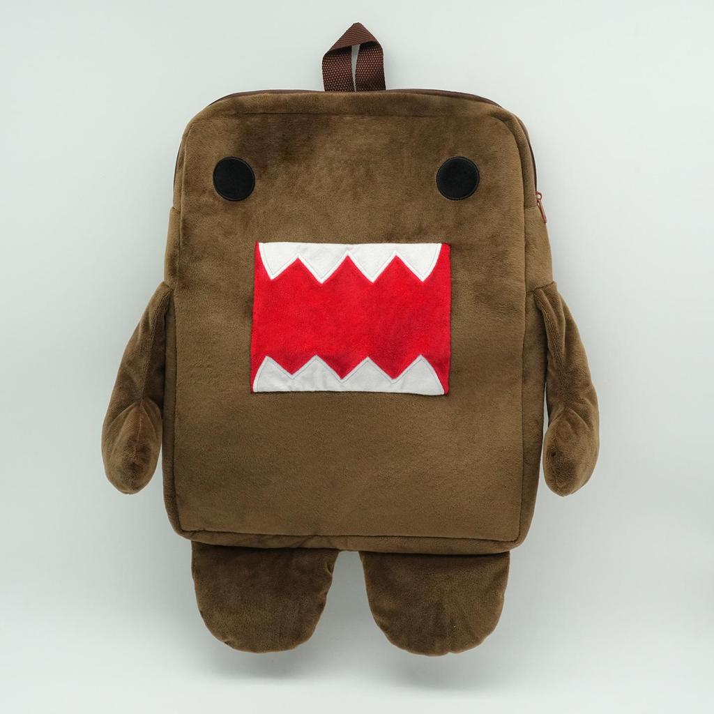 Anime Domo-kun Plush Backpack and Toy Figure