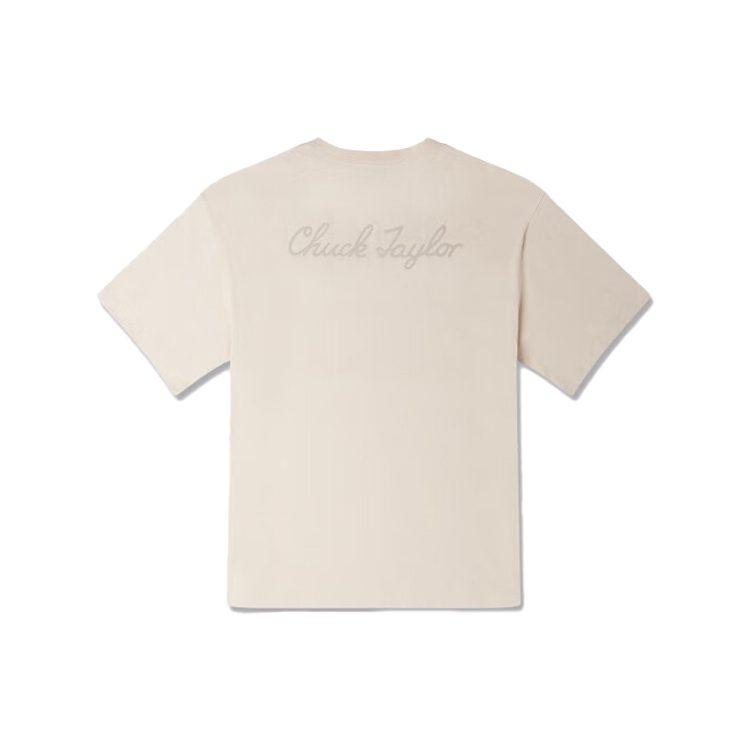 Converse SNEAKER PATCH T Shirt Unisex Khaki 10025397-A09