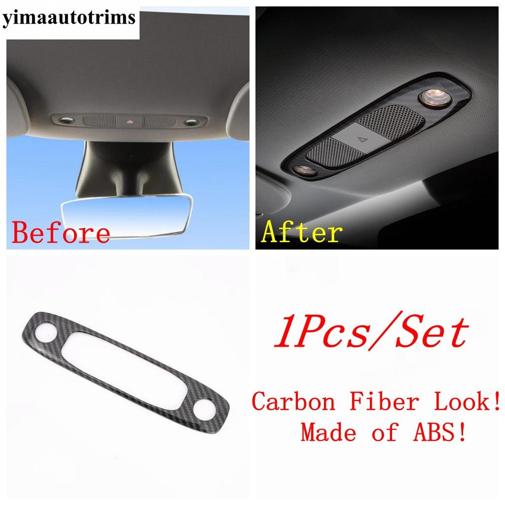 Steering Wheel Window Lift Door Lock Air Adjust Button Cover Trim Carbon Fiber Accessories For Tesla Model 3 Model Y  - 2024