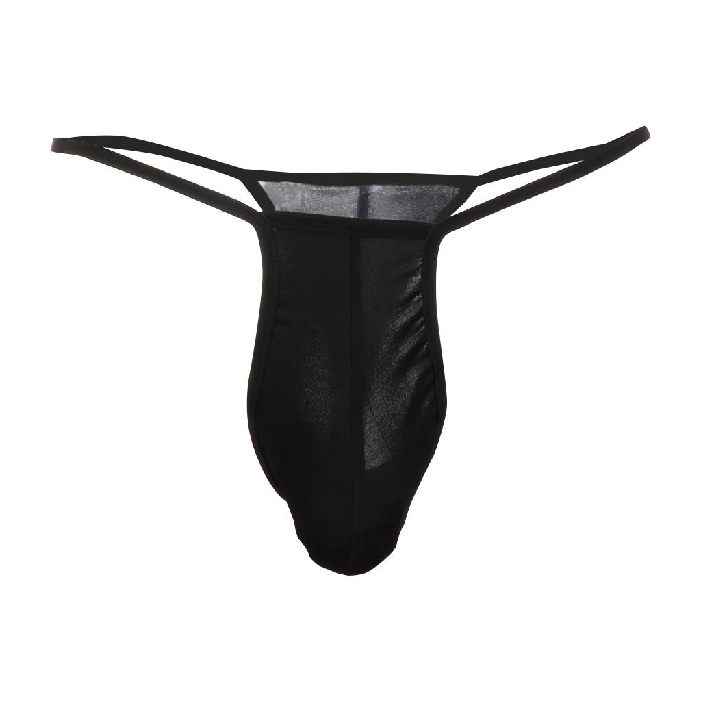New Men T-back Thin Thong Low-Waisted Underpants Sexy Comfortable Underwear