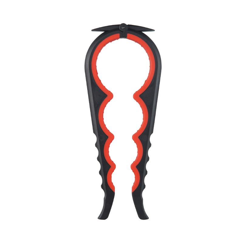 Vier-in-Eins Multifunktionaler Flaschen- & Dosenöffner: Rutschfestes, arbeitssparendes Drehverschluss-Werkzeug.