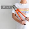 Průmyslové 8/14/18 palcové štípací kleště na šrouby, těžké kleště na stříhání drátu, multifunkční ploché štípací kleště na drát, domácí ruční nářadí